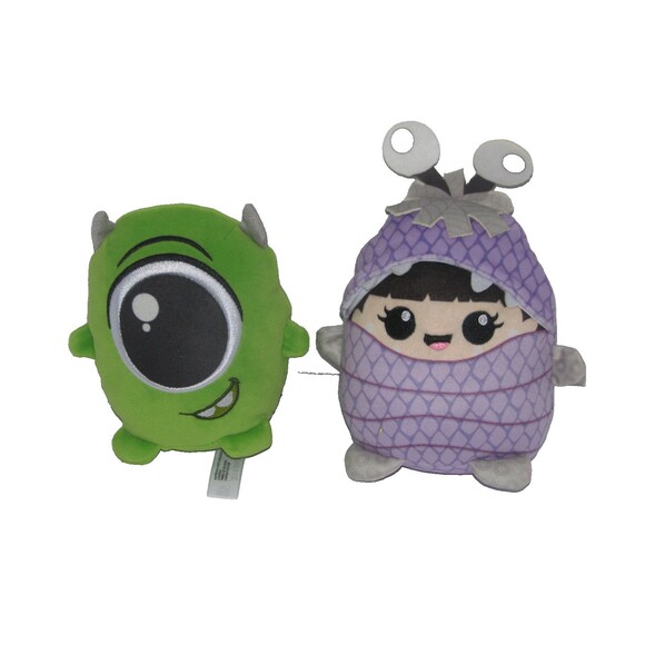 Mattel Disney Pixar Monster Inc Small Plush Set Of 2 Boo Mike - Picture 1 of 2